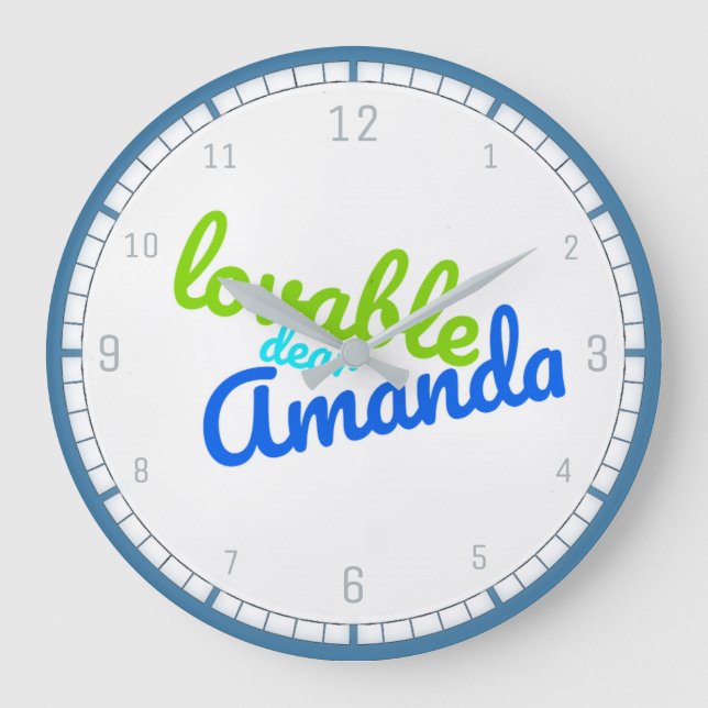 Significado del reloj de pared conocido de Amanda (Anverso)