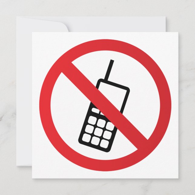 Signo de advertencia sin llamadas (Anverso)