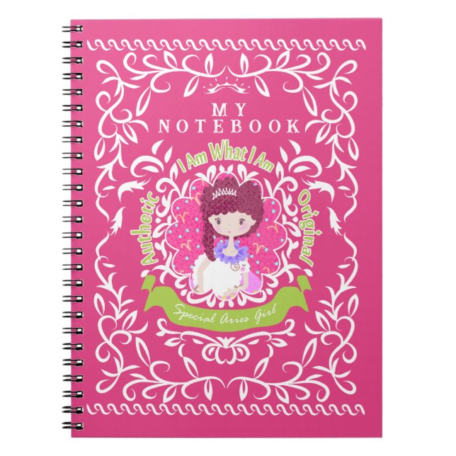 Signo de Aries. Cuaderno (Frente)