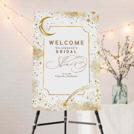 Signo de bienvenida Celestial de la luna de luna d