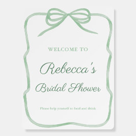 Signo de bienvenida de la ducha de la ducha de bod