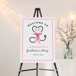 Signo de bienvenida de la enfermera de RN BSN