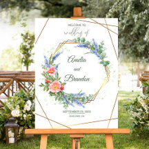 Signo de bienvenida del Boda del marco del Relieve