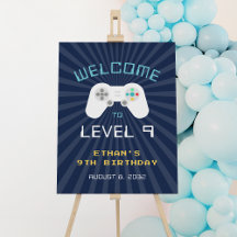 Signo de bienvenida del Fiesta de cumpleaños de lo