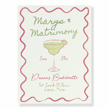 Signo de bienvenida Margs and Matrimony Bacheloret