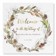 signo de boda de otoño