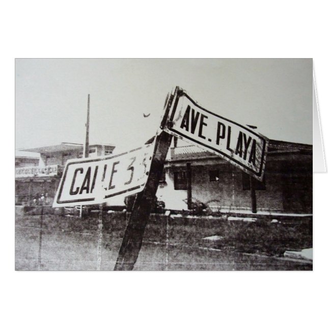 Signo de calle blanco y negro (Anverso (Horizontal))
