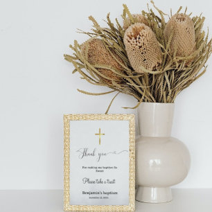 Signo de decoración de tabla de desierto de script