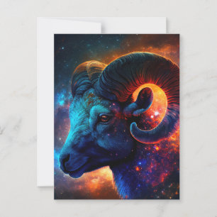 Signo de estrella de Aries Zodiac Postal