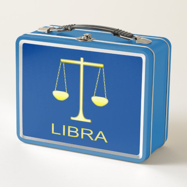 Signo de estrella de balanzas de oro de Libra (Anverso)