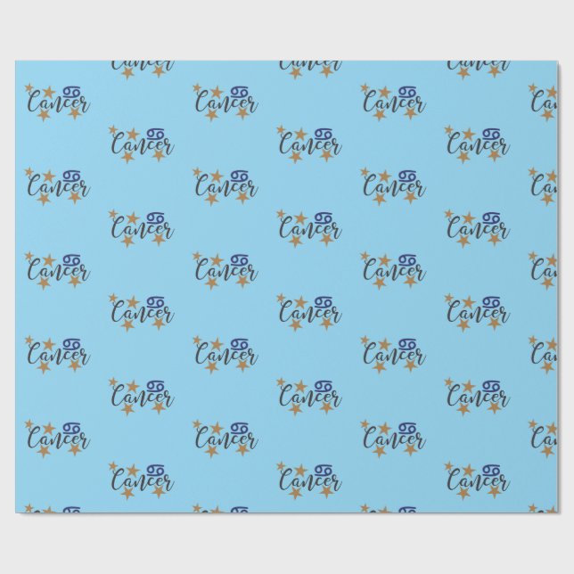 Signo de estrella de cáncer Papel de ajuste Fondo  (Superficie plana)