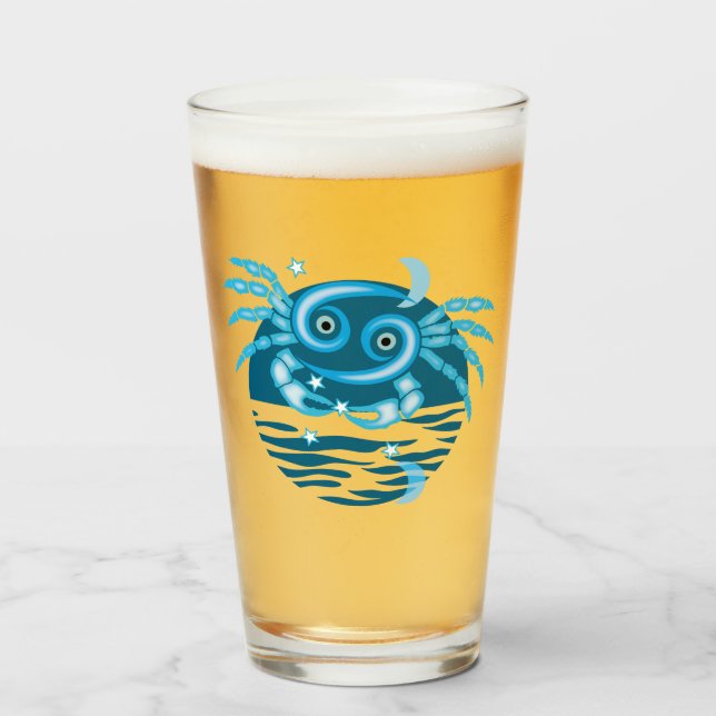 Signo de estrella zodiaca - Símbolo de cáncer (Anverso (lleno))