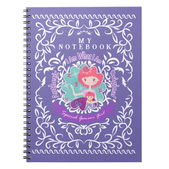 Signo de Géminis. Cuaderno (Frente)