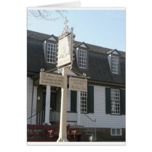 Signo de Kings Arms Tavern Colonial Williamsburg