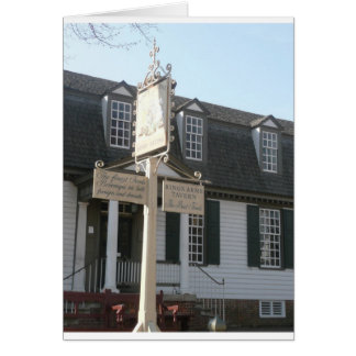 Signo de Kings Arms Tavern Colonial Williamsburg