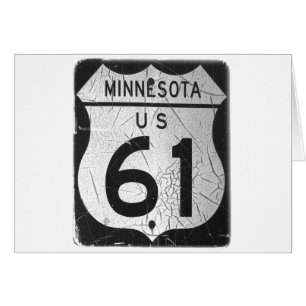 Signo de la antigua autopista 61