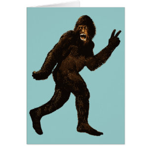 Signo de la paz de Bigfoot