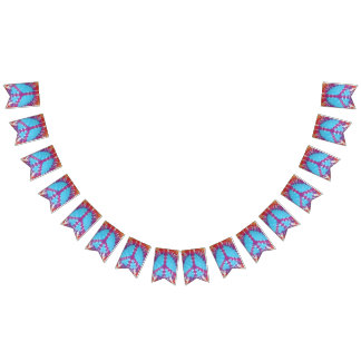 signo de la paz de la bandera del empavesado del