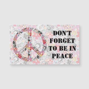 Signo de la paz I del flower power + su backgr. y