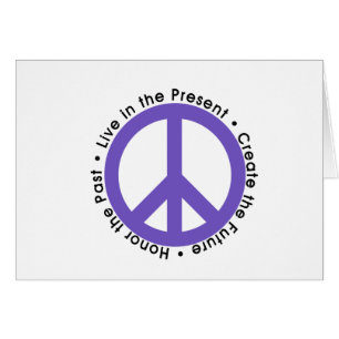 Signo de la paz púrpura