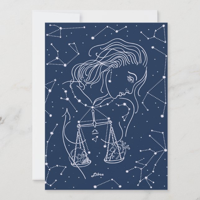 Signo de Libra zodiac (Anverso)