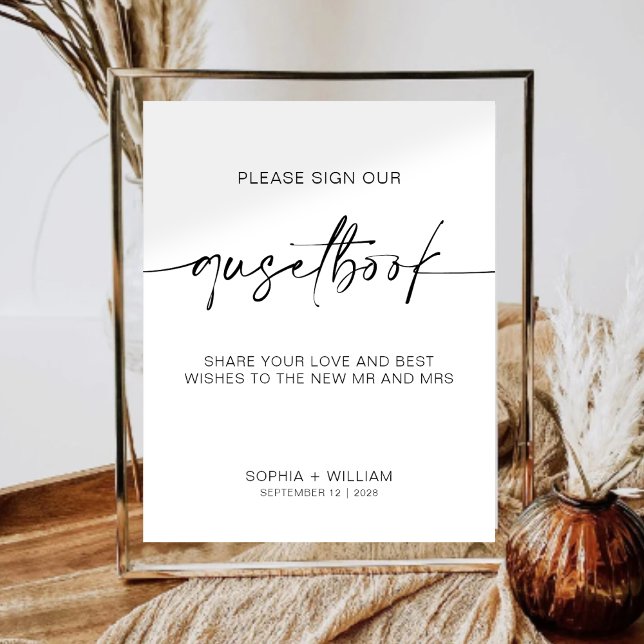 Signo de libro de visitas simple | firmar nuestro  (Subido por el creador)