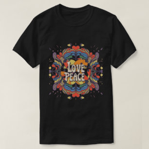 Signo de paz Amor Camiseta   Costuma hippie de los