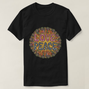 Signo de paz Amor Camiseta   Costuma hippie de los