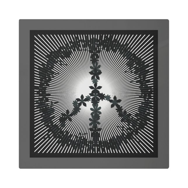 Signo de paz, arte (Anverso)