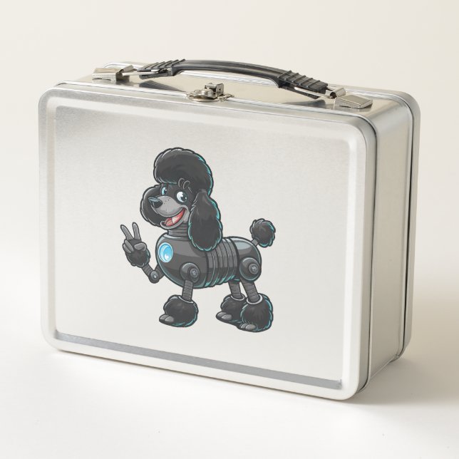 Signo de paz de Cyborg Poodle Robot (Anverso)