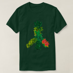 Signo de paz floral camiseta
