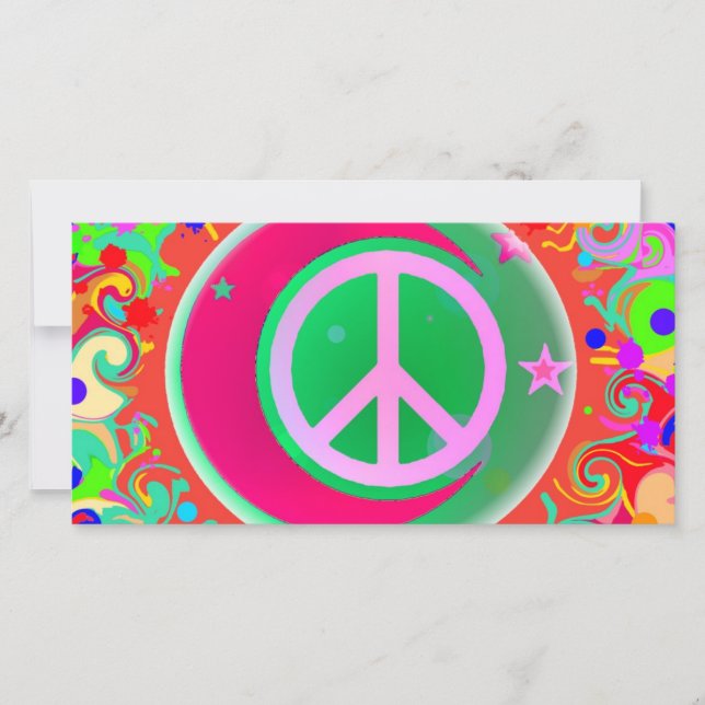 Signo de paz, luna, estrellas y todo (Anverso)