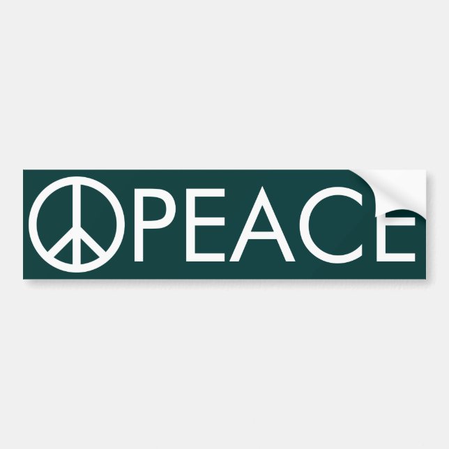 Signo de paz pegatina parachoques (Frente)