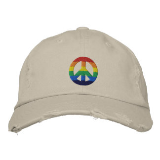 Signo de paz Rainbow GLBT Gorra