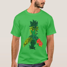 Signo de paz verde camiseta