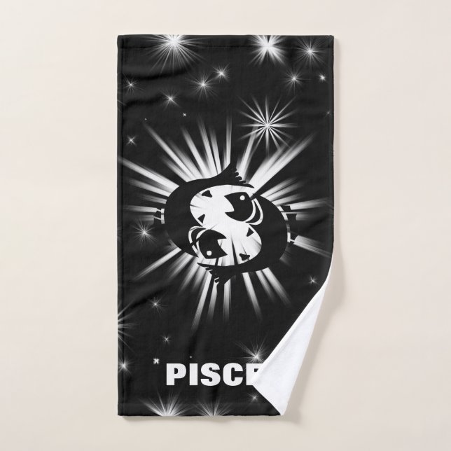 Signo de Pisces (Toalla de mano)