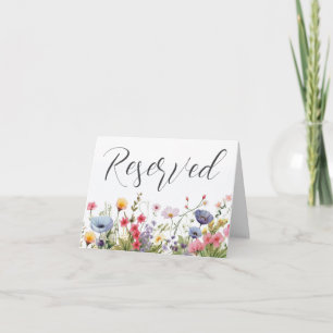 signo de tienda de tarjeta de nota reservada