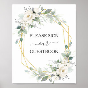 Signo del libro de visitas del boda del marco dora