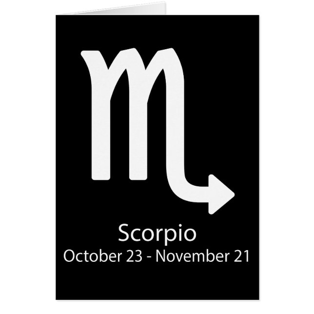 Signo Escorpio Zodiaco Astrología (Frente)