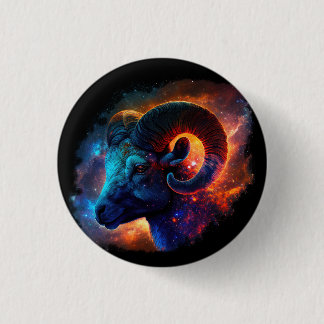 Signo estrella auríaca Aries - Sin texto - Botón r