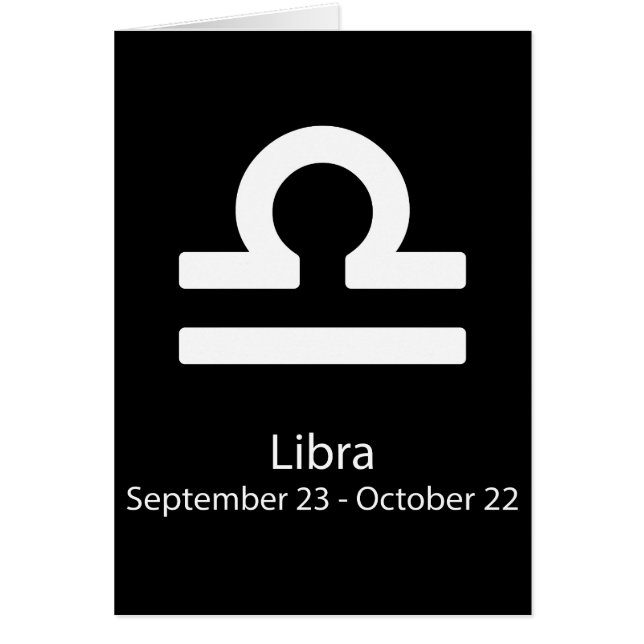 Signo Libra Zodiac Astrología (Frente)