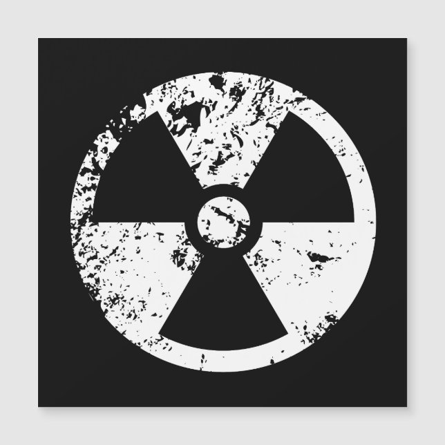 Signo radioactivo nuclear (Anverso)
