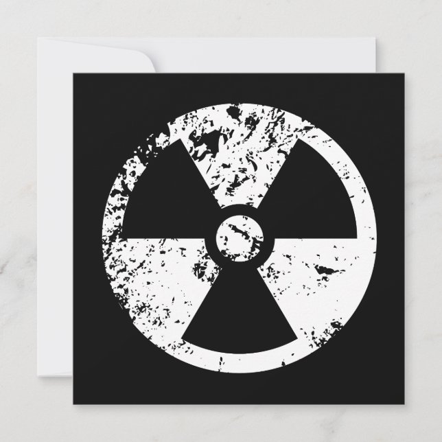 Signo radioactivo nuclear (Anverso)