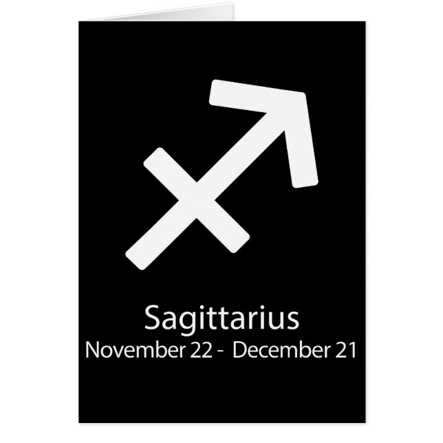 Signo Sagittarius Zodiac Astrología (Frente)
