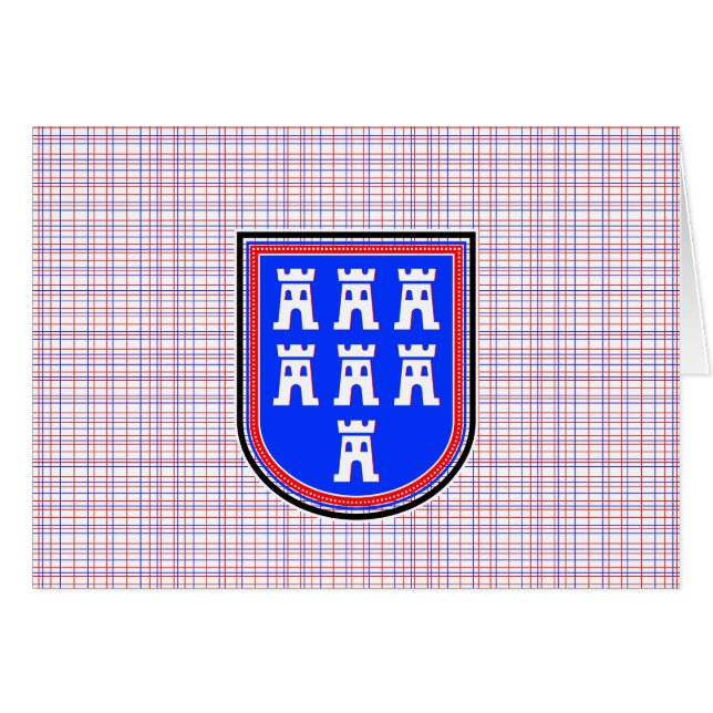 Signo sajón rojo azul (Anverso (Horizontal))