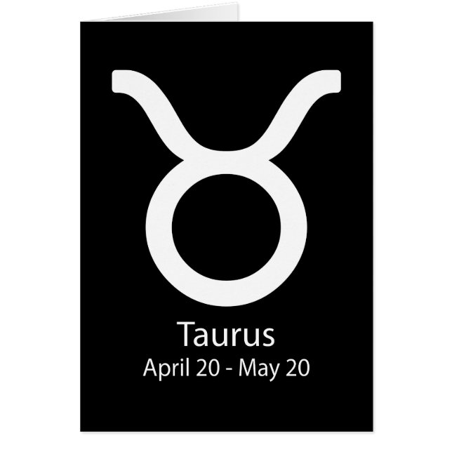 Signo Taurus Zodiac Astrología (Frente)