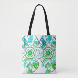 Signos Astrológicos del Zodiaco Verde en una Bolsa