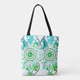 Signos Astrológicos del Zodiaco Verde en una Bolsa