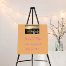 signos de coroplasto—tablero de espuma boda