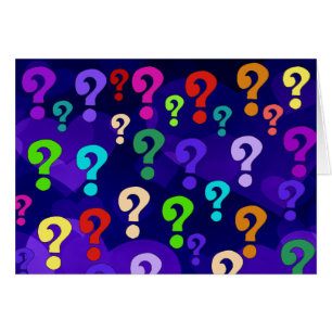 Signos de interrogación del arco iris